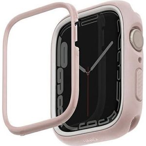 Uniq etui Moduo Apple Watch Series 4/5/6/7/8/SE 40/41mm różowy-biały/blush-white, Sporthorloge + Smartwatch-accessoires, Roze