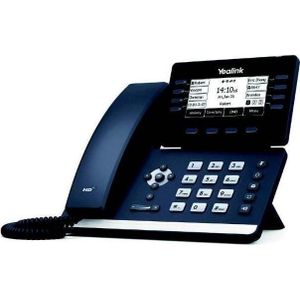 Yealink SIP-T53W - SIP-T53W - IP telefoon met verstelbaar 3,7 inch LCD scherm, Telefoon, Zwart