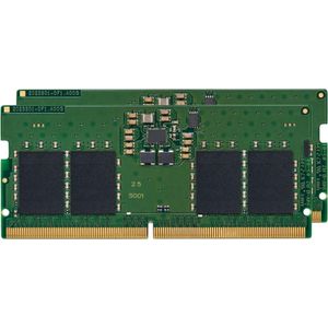 Kingston ValueRAM KVR48S40BD8K2-64 Geheugenmodule GB DDR5 (2 x 32GB, 4800 MHz, DDR5 RAM, SO-DIMM), RAM, Groen