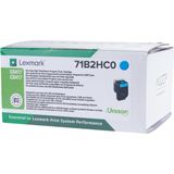 Lexmark 71B2HC0 tonercartridge 1 stuk(s) Origineel Cyaan
