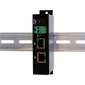 Exsys - EX-6006PoE - Power over Ethernet Injector - Zwart - 2 Havens