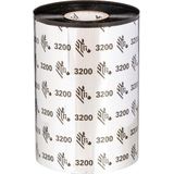 Zebra - Etiketteringstape - Zwart - 3200 Prestaties - 4 cm