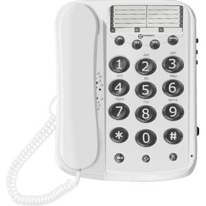 Geemarc Dallas 10 - Vaste telefoon - Wit