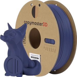 Copymaster3D Turbo PLA Matte Filament for 3D Printer, 1.75 mm, matte blue (PLA, 1.75 mm, Blauw), 3D print filamenten, Blauw