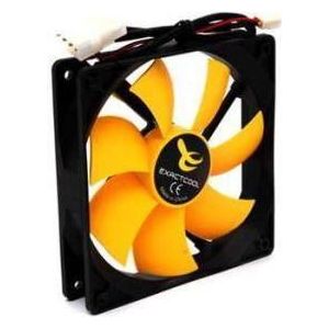 Exactgame ExactCool 140 (7,2dBA) (140 mm, 1 x), PC ventilator, Zwart