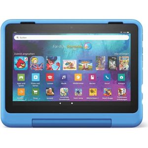 Amazon Fire HD 8 Kids Pro Tablet (2022) WiFi 32GB met hoes B09BG613SC (8"", 32 GB, Blauw), Tablet, Blauw