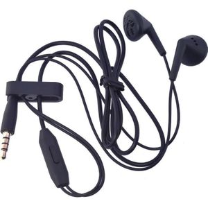 BlackBerry Hoofdtelefoon HDW-44306-001 zwart 3,5m aansluiting, Koptelefoon, Zwart