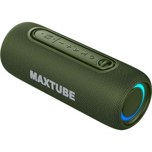 Tracer MaxTube TWS bluetooth zielony (6 h, Oplaadbare batterij), Bluetooth luidspreker, Groen