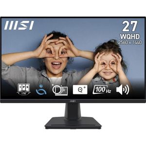 MSI - Pro MP275QDE - Monitor - Zwart - 27 Inch - 2560 x 1440 Pixels