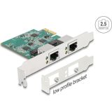 DeLOCK Netwerkkaart Intern - 2500 Mbit/s - PCI Express 2.1