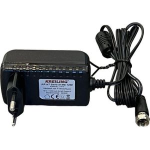Kreiling Voedingseenheid KR NT serie III MS 1200 w.F-connector 18V/1200mA f.MS Se.III 1141 (Multischakelaar), Satelliet accessoires, Zwart