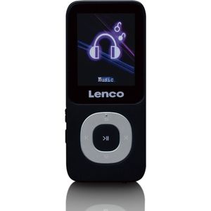 Lenco Xemio-659GY MP3/MP4-speler (4 GB), MP3-speler + draagbare audioapparatuur, Grijs, Zwart