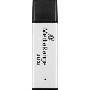 Mediarange - 512GB Usb 3.2 - Usb-stick - Zwart - Hoogwaardige Opslag