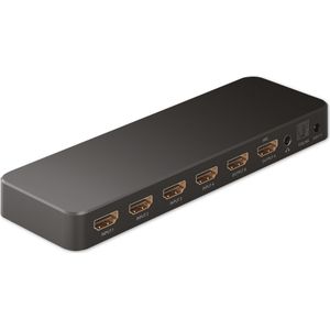 Goobay HDMI-matrixschakelaar 4 naar 2 4K @ 60 Hz, Schakeldoos