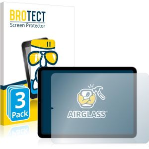 BROTECT AirGlass kogelwerende glasfolie (3 Stuk, IPad Air 5 WiFi Cellular 2022 (5e generatie)), Tablet beschermfolie
