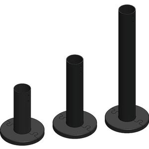 Max Michel Stand, zonder scharnier, ronde deksel, standbuis 180 mm, Accessoires voor barcodescanners