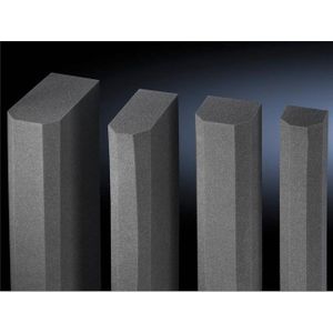 Rittal Verticale schotten, Accessoires voor serverkasten, Zwart