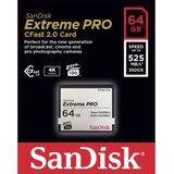 SanDisk Extreme Pro CFAST 2.0 - 64GB - 525MB/s - VPG130