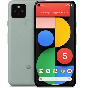 Google Pixel 5 (128 GB, Sorta Sage, 6"", Enkele SIM, 16 Mpx, 5G), Smartphone, Groen