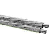 Oehlbach LS kabel luidsprekerkabel 2x4mm², 20 M spoel (20 m, 8 mm²), Luidsprekerkabel, Grijs
