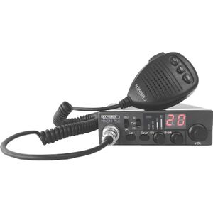Moonraker CB-radio MINOR II PLUS, RF GAIN, instelbare ASQ en 12V-24V voeding, Walkietalkie