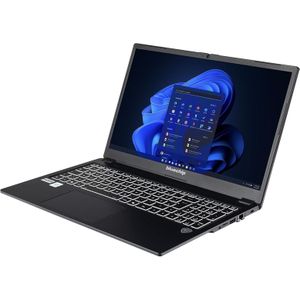 Bluechip TRAVELline L15W18 Intel Core™ 5 Prozessor 120U / bis zu 5.00 GHz, Windows 11 Pro,... (15.60", 500 GB, 16 GB, DE, Intel Core 5 120U), Notebook, Zwart