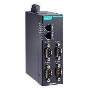 Moxa MGATE 5435 - 4-poorts Modbus RTUASCIITCP naar EtherNetIP gateways, -10 tot 60C bedrijfstemperatuur (4 ports), Netwerkschakelaar