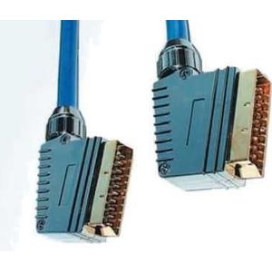 E+P VC 850 U/5 SCART-kabel 5 m SCART (21-pins) Blauw (VC 850 U/5) (5 m), Diverse kabels