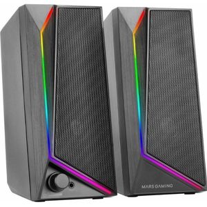 MS72 - Computerspeakers - Zwart - 15W - RGB Flow Verlichting