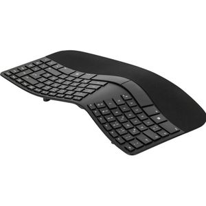 Matias Kabellos Tastatur Deutsch, QWERTZ Schwarz Ergonomisch (DE, Draadloze), Toetsenbord, Zwart