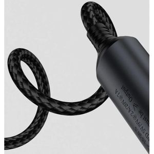 PowerGuard Lenovo IBM Thinkpad Round Tip 7.9 x 5.4mm to USB-C Charge Adapter 140W (140 W), Voeding voor notebooks, Grijs