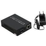 InLine - Netwerkmediaconverter - 10/100/1000Mb/s - TP naar SFP - LWL - SM - 20km
