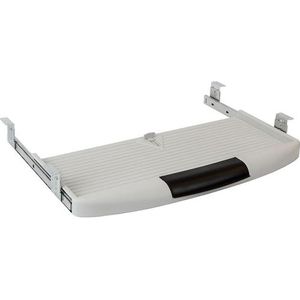 TecLines TUT001G Toetsenbordlade onderbouw, grijs, Muis + Toetsenbord Accessoires, Grijs