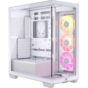 Corsair iCUE LINK 3500X RGB White - Midtowermodel - ATX - Tempered Glass - wit