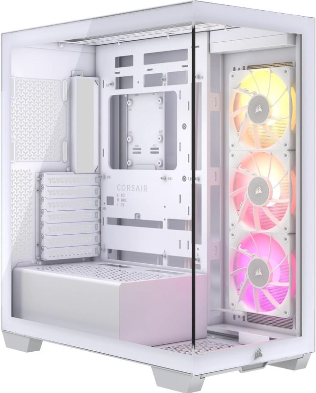 Corsair iCUE LINK 3500X RGB White - Midtowermodel - ATX - Tempered Glass - wit