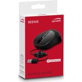 Speedlink - Beenie - Muis - Zwart - 1.200 dpi Sensor, USB-A, Instelbare Kabellengte (0,1 - 0,7 m)