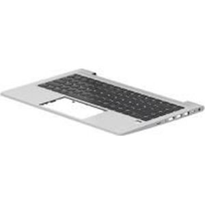 HP Bovenklep W/Keyboard BL INTL, Onderdelen voor notebooks, Zwart