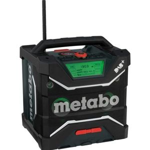 Metabo, Job site radio's, Draadloze bouwplaatsradio METABO RC12-18 32W DAB+ zonder batterij met oplaadfunctie