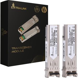 SFP 2-Pack - Multi-Mode - LC-Interface - 1,25 Gbps - 550 Meter