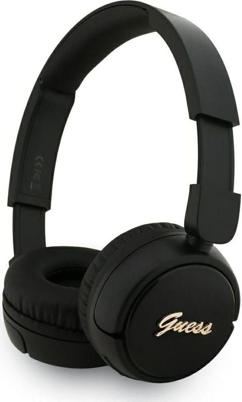 Guess - Metalen Logo Script - Bluetooth Koptelefoon - Zwart