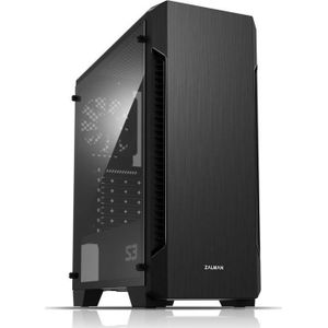 Zalman S3 Etui (GEZA-070) (Mini-ITX, ATX, mATX), PC-behuizing, Zwart
