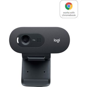 Logitech C505 (0.90 Mpx), Webcam, Zwart