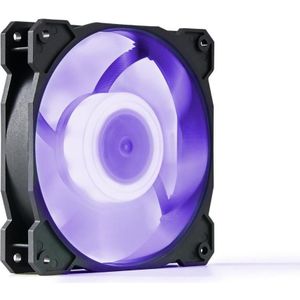 Gelid Oplossingen Radiant Fan RGB (120mm) (120 mm, 1 x), PC ventilator, Zwart