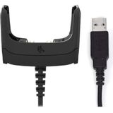 Zebra - Snap-on USB - Accessoire voor Barcode-Scanners - Zwart - Materiaal: Kabel