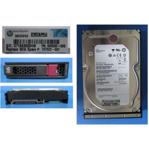 HPE DRV HD 2TB 6G 7.2K 3.5 SATA LP (2 TB, 3.5"), Harde schijf