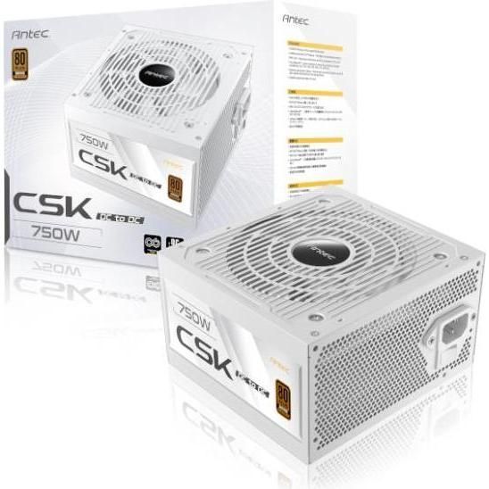 Antec - CSK750DC - Voeding - Wit - 750 Watt - 80 Plus Bronze