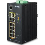 PLANET - IGS-5225-8P2T2S - Managed Ethernet Switch - 8-Port - Industrial - PoE+