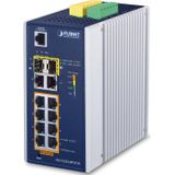 PLANET - IGS-5225-8P2T2S - Managed Ethernet Switch - 8-Port - Industrial - PoE+