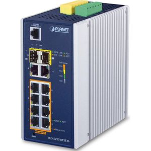 PLANET - IGS-5225-8P2T2S - Managed Ethernet Switch - 8-Port - Industrial - PoE+