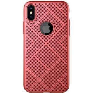Nillkin Air Case Seriehoes (iPhone X, iPhone XS), Smartphonehoes, Rood